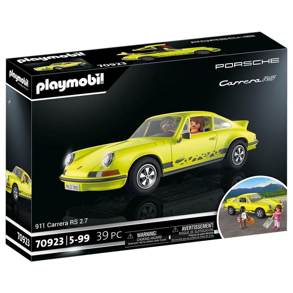 Brinquedo Playmobil Porsche 911 Carrera RS 2.7 com características internas