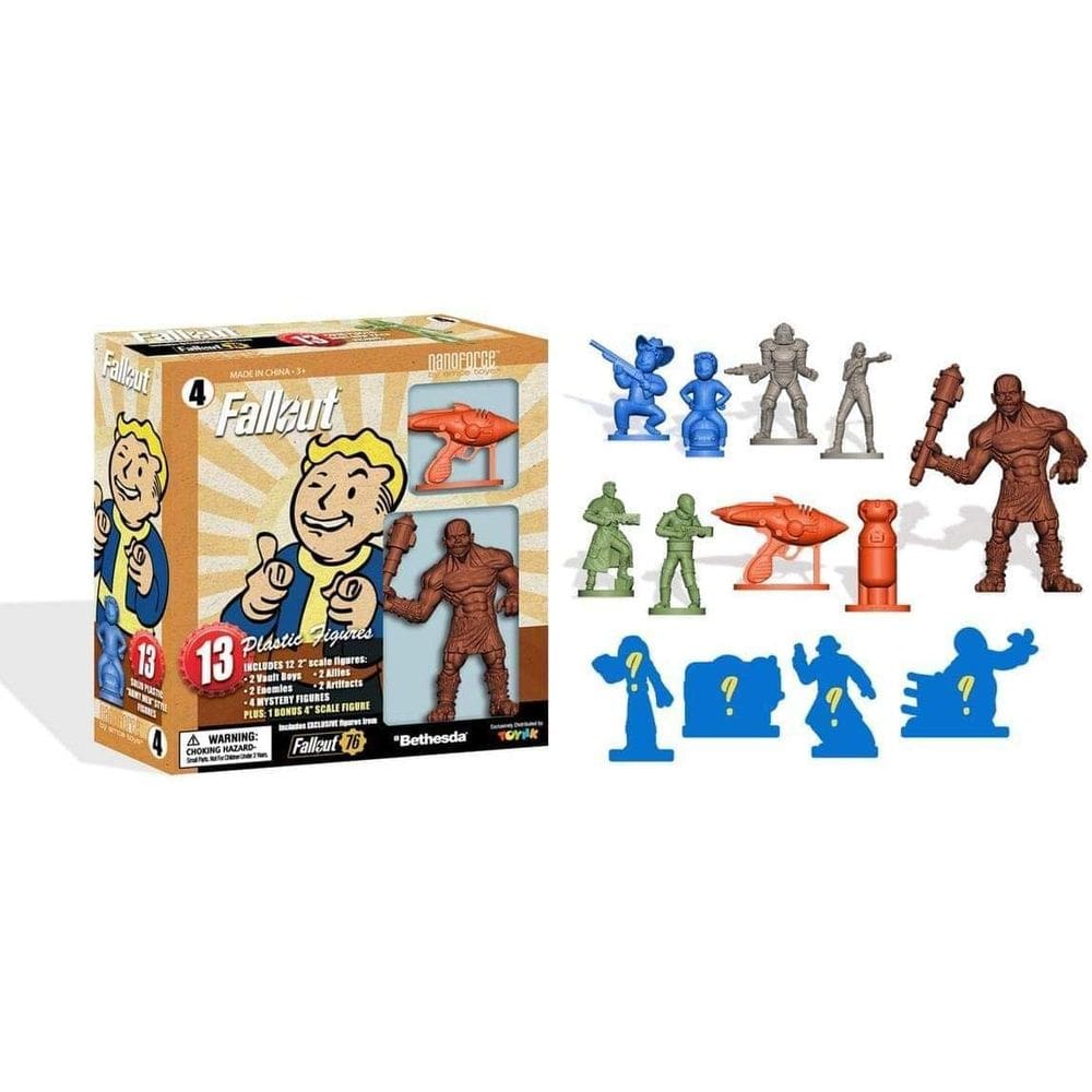 Coleção de figuras Toynk Fallout Nanoforce Series 1 Vol 4