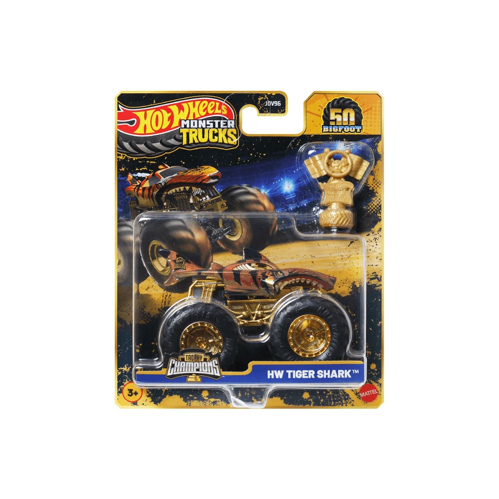 Hot Wheels Monster Trucks HW Tiger Shark - JDV96 MATTEL