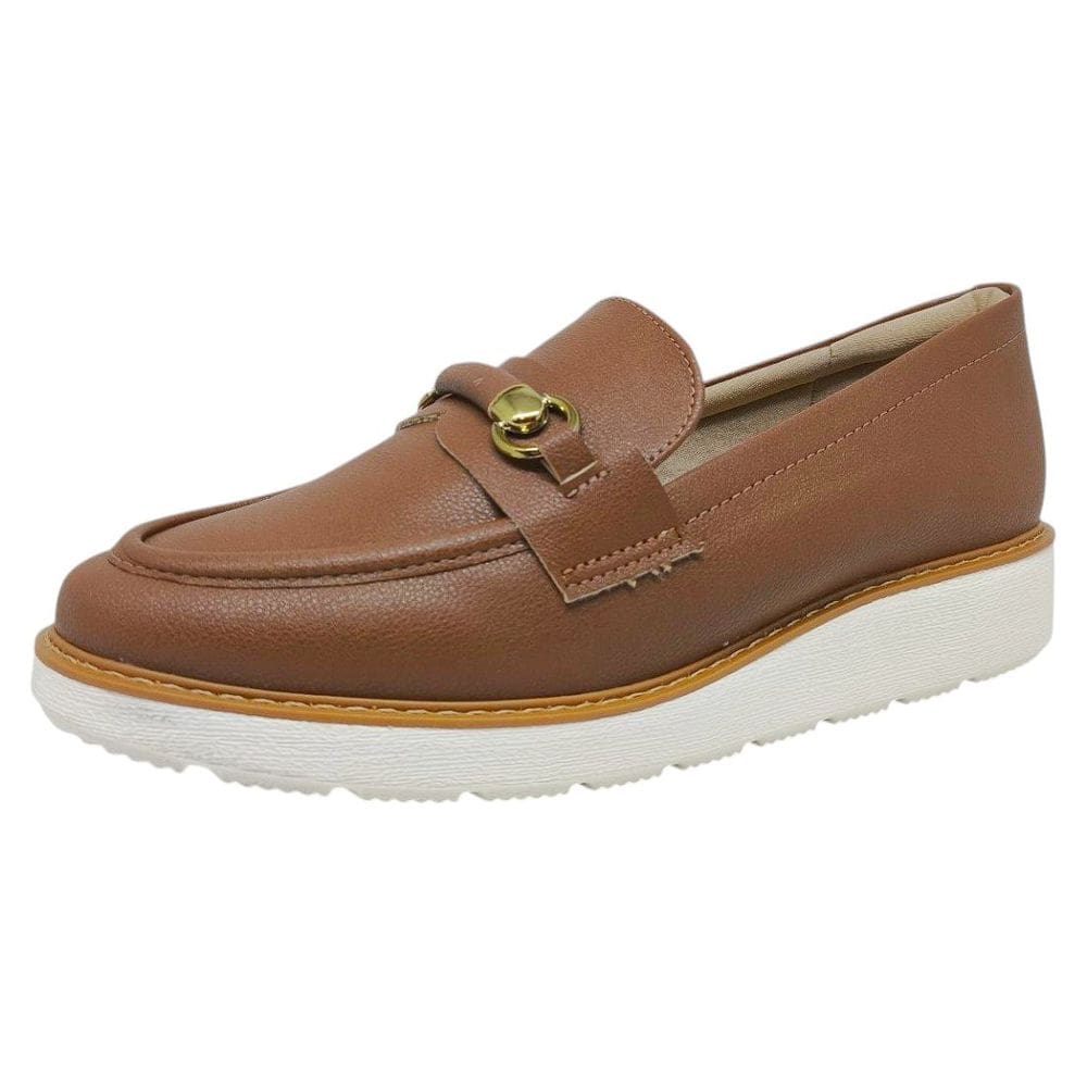 Loafer Feminino Anabela Elegante Charme Clássico Modare