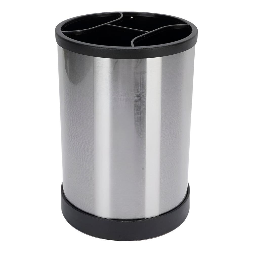 Porta Utensílio Giratório Aço Inox Escorredor Multiuso 4 Div