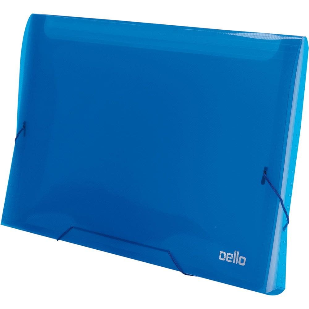 Pasta Sanfonada PP c/ Visores e Etiquetas 33x4x24 cm