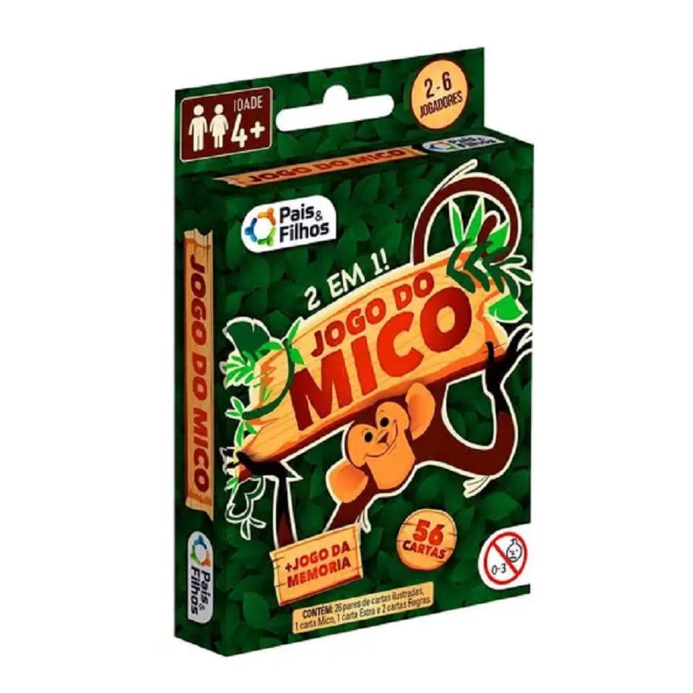 Jogo do Mico 2 Em 1 - Pais & Filhos