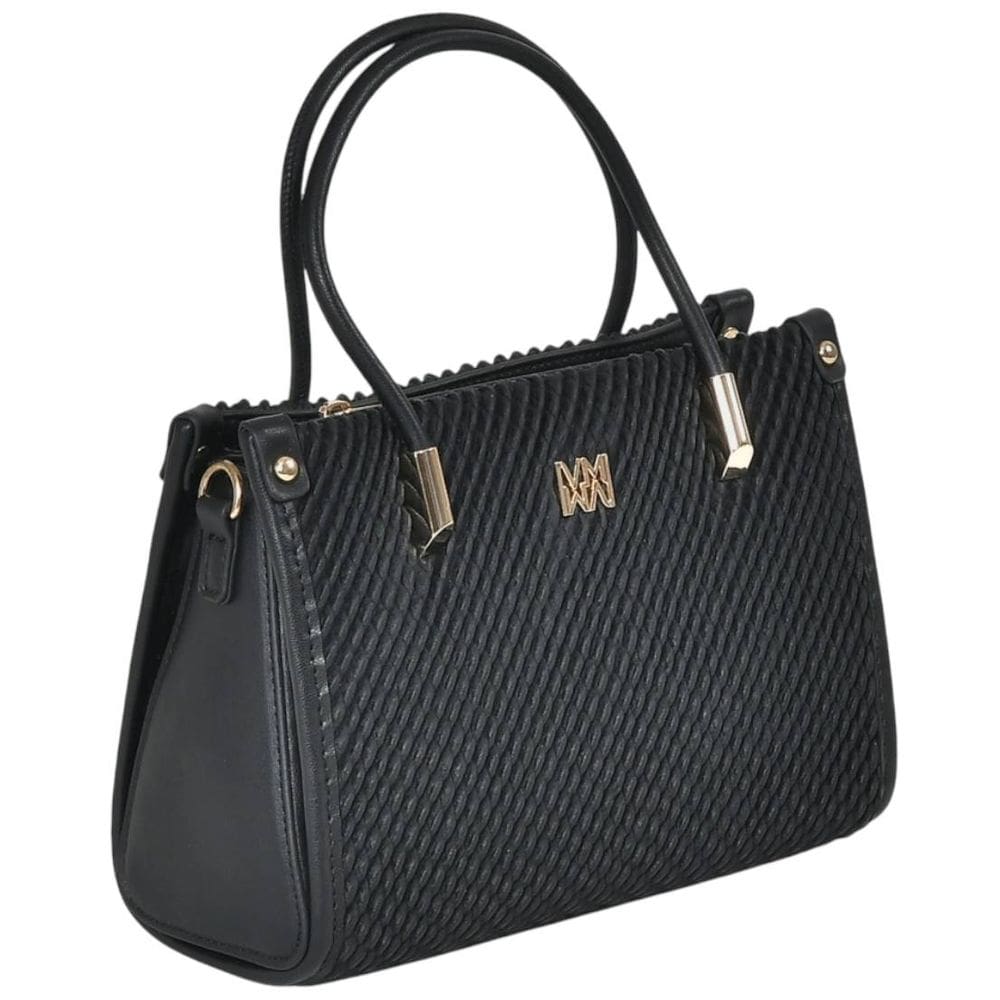 Bolsa Feminina Tote De Mão Matelassê Plissado Chic Via Marte