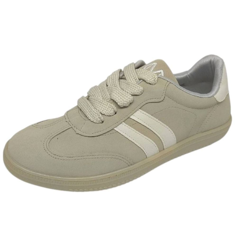 Tênis Feminino Dia a Dia Moderno Sola Reta Casual Via Marte