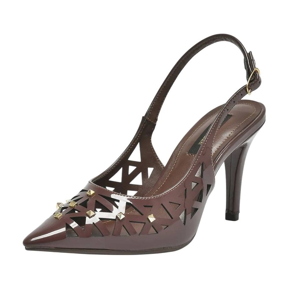 Scarpin Feminino Salto Alto Bico Fino Elegante Via Marte