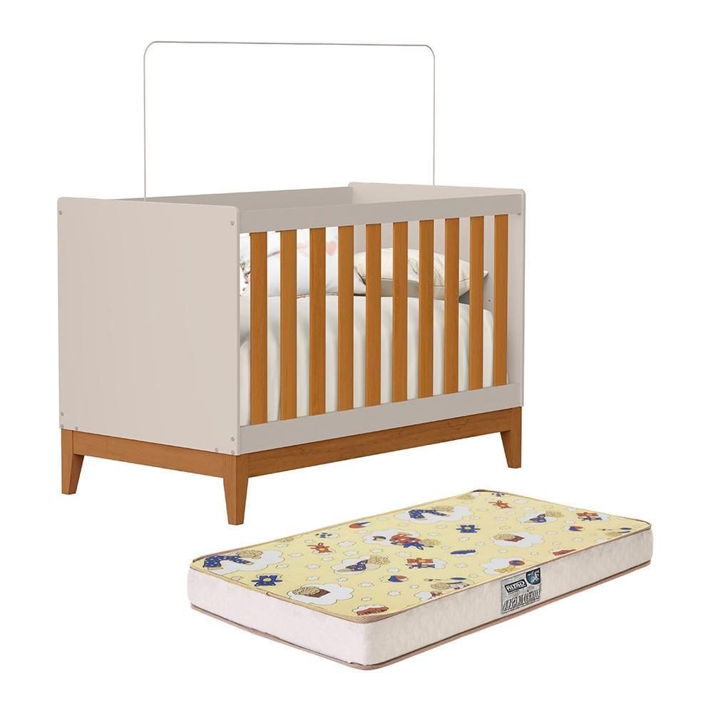 Berço Americano Mini Cama Flip com Colchão Supreme - Reller Móveis