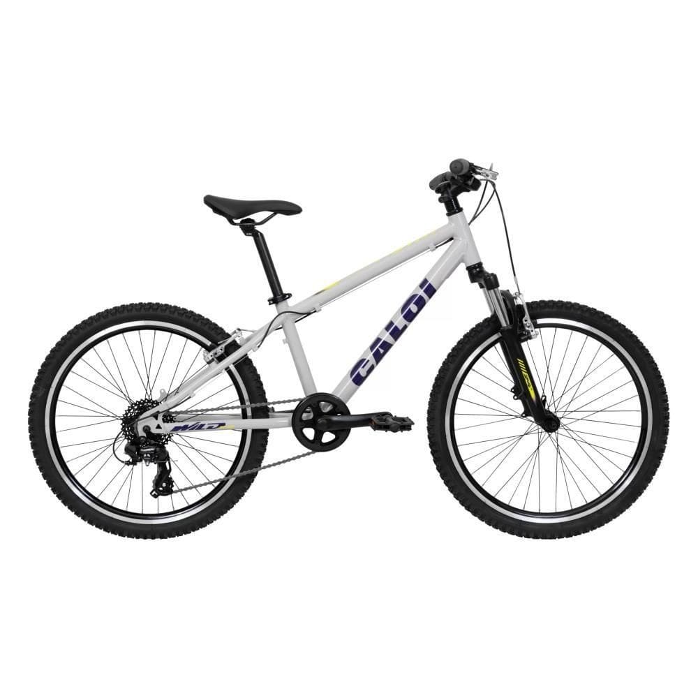 Bicicleta Wild Aro 24 Cinza Alumínio 8v com Suspensão Dianteira 2025