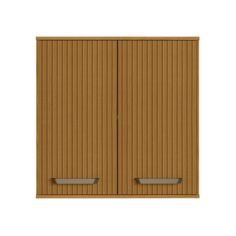 Armário Duplo 80cm 2 Portas Criare Freijo Ripado - SSX Multicoisas