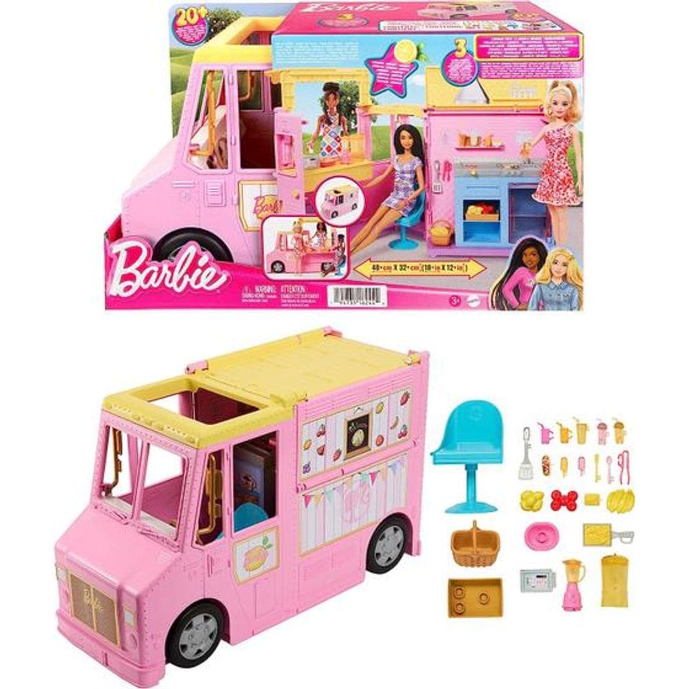 Barbie Profissões Veículo Caminhão de Limonada Mattel HPL71