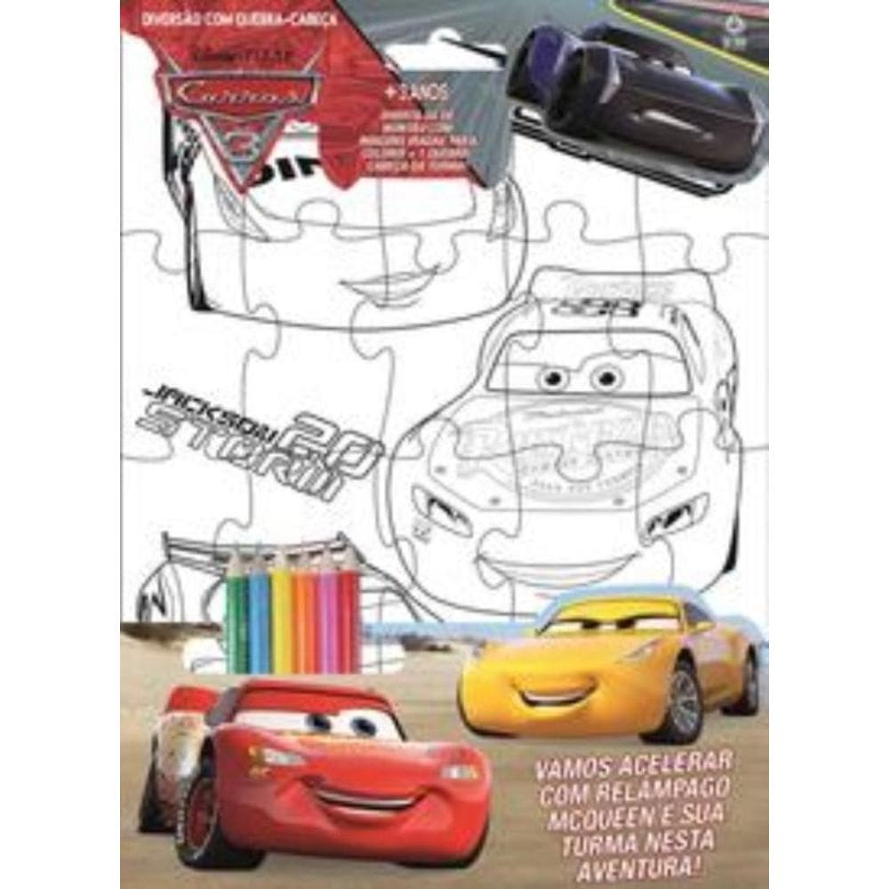 Carros - Diversão Com Quebra-cabeça