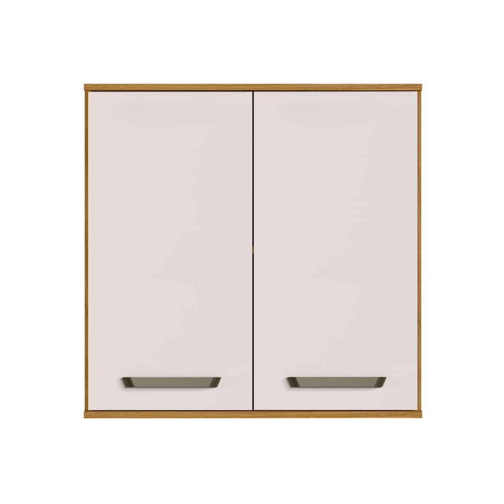 Armário Duplo 80cm 2 Portas Criare Freijo Off Acetinado - SSX Multicoisas