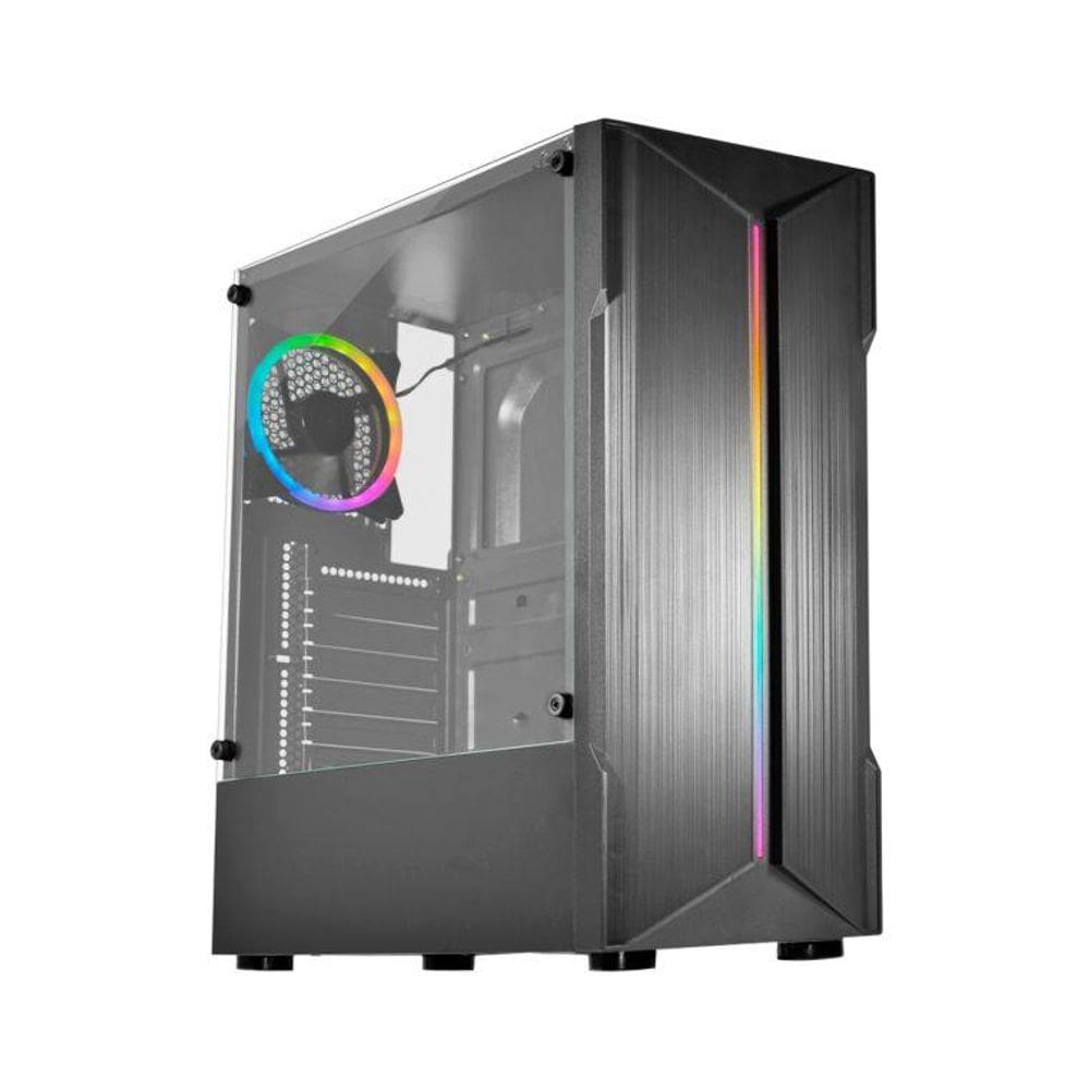 Gabinete Gamer K-Mex Demon II CG-06W5 Sem Fonte Preto