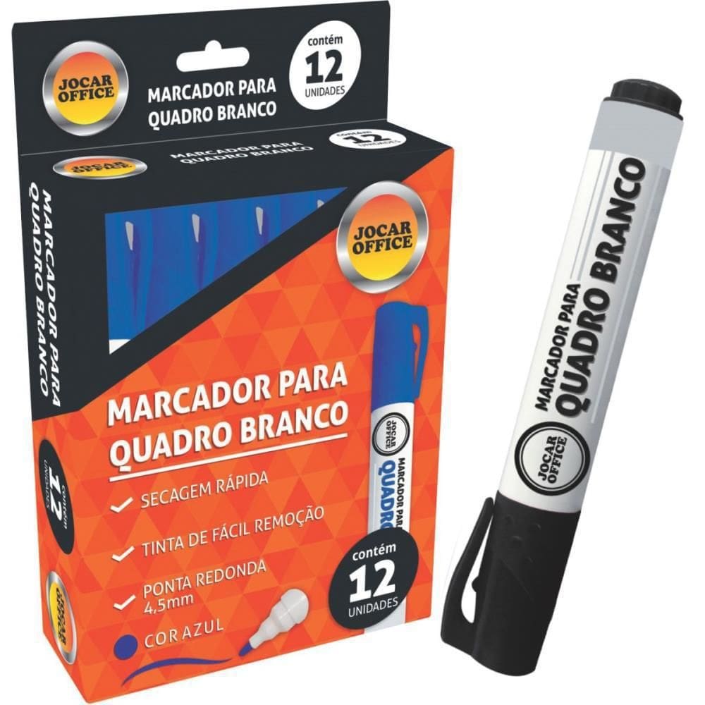 Pincel Quadro Branco Jocar Preto - Leonora /12