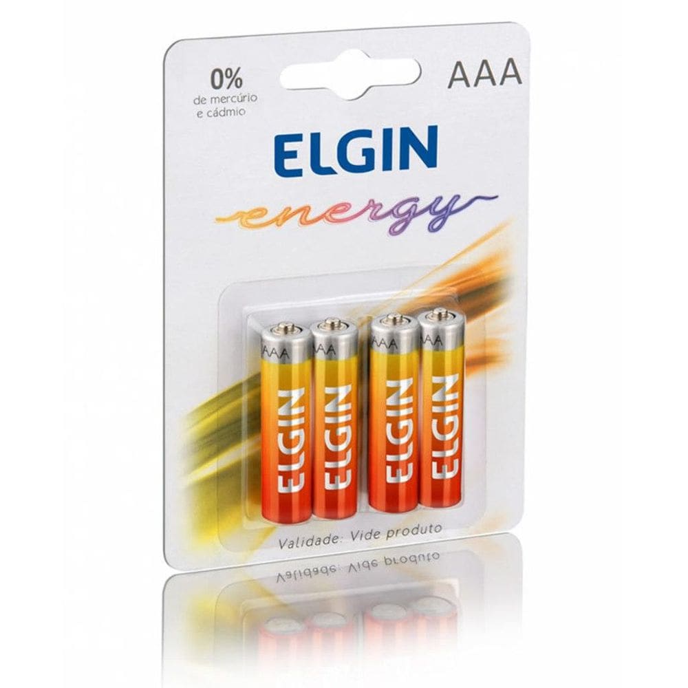 Pilha Elgin 82186 Aaa R03 Zinco-Carvao Cx C/10 Blister