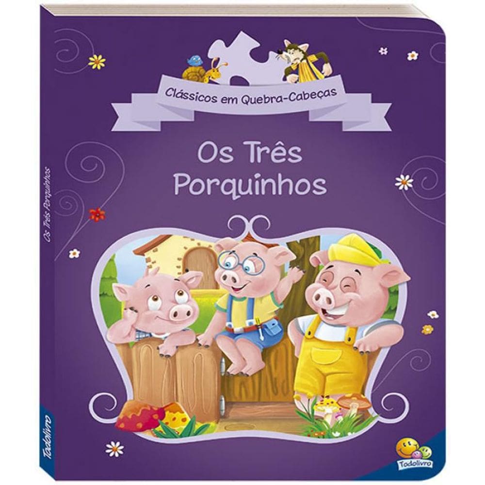 Livro Tres Porquinhos, Os - Classicos Em Quebra-Cabecas