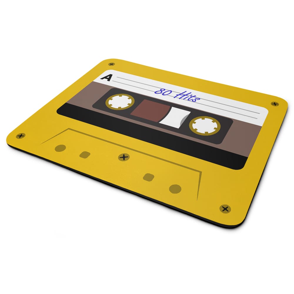 Mouse Pad Geek - Fita cassete K7 80 Hits
