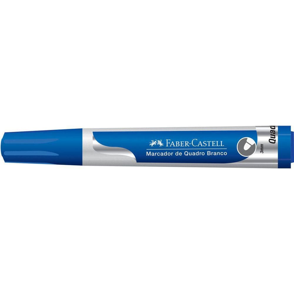 Pincel Quadro Branco Azul - 12 Unidades