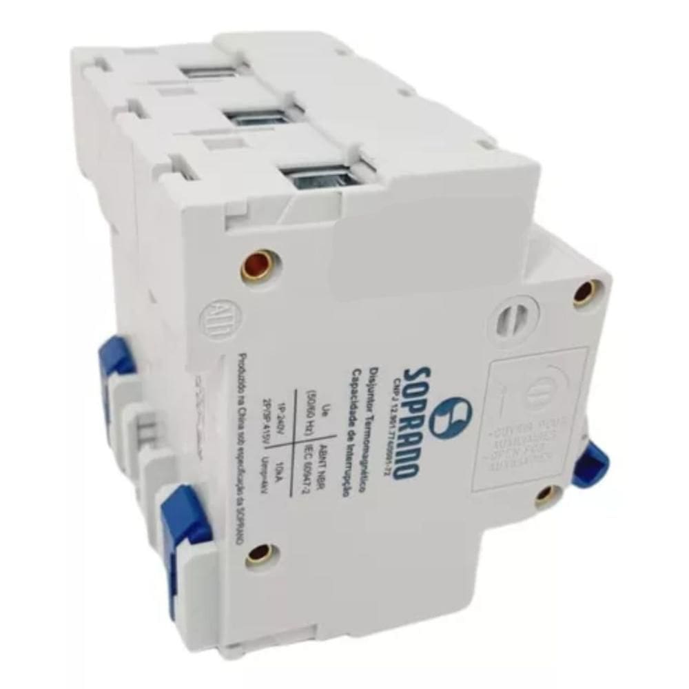 Disjuntor Tripolar Soprano SHB3 H-80A - 10 kA