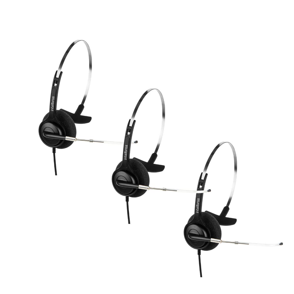 Headset Monoauricular THS 40 USB Intelbras