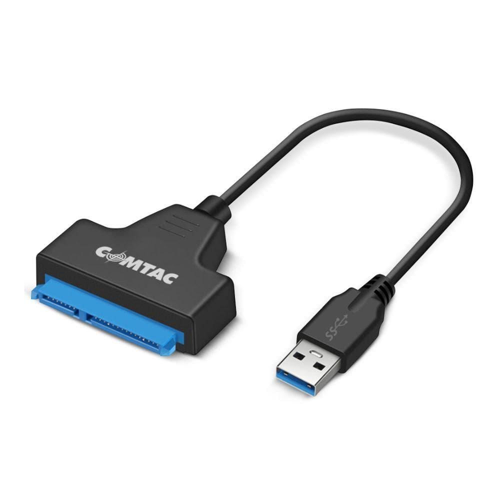 Conversor USB 3.0 Para SATA III, Comtac, HDD Notebook, SSD Sata I/II/ III, Cabo 30CM, Preto, 2913938