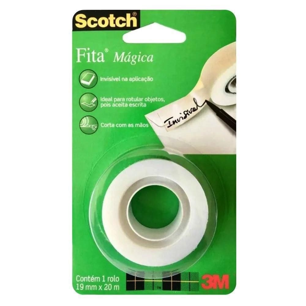 Fita Mágica 3M Scotch 19mmx20m Invisível