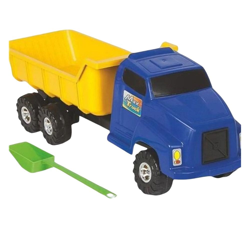 Mega Cacambão Com Pá Caminhão Caçamba Grande Carregadeira De Areia Praia Faz De Conta Construção 40CM - PANAMI