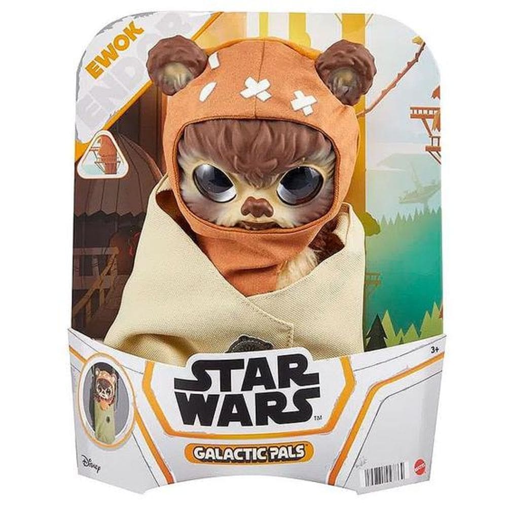 Pelucia Star Wars Amigos Galacticos - Ewok - GYT66 MATTEL