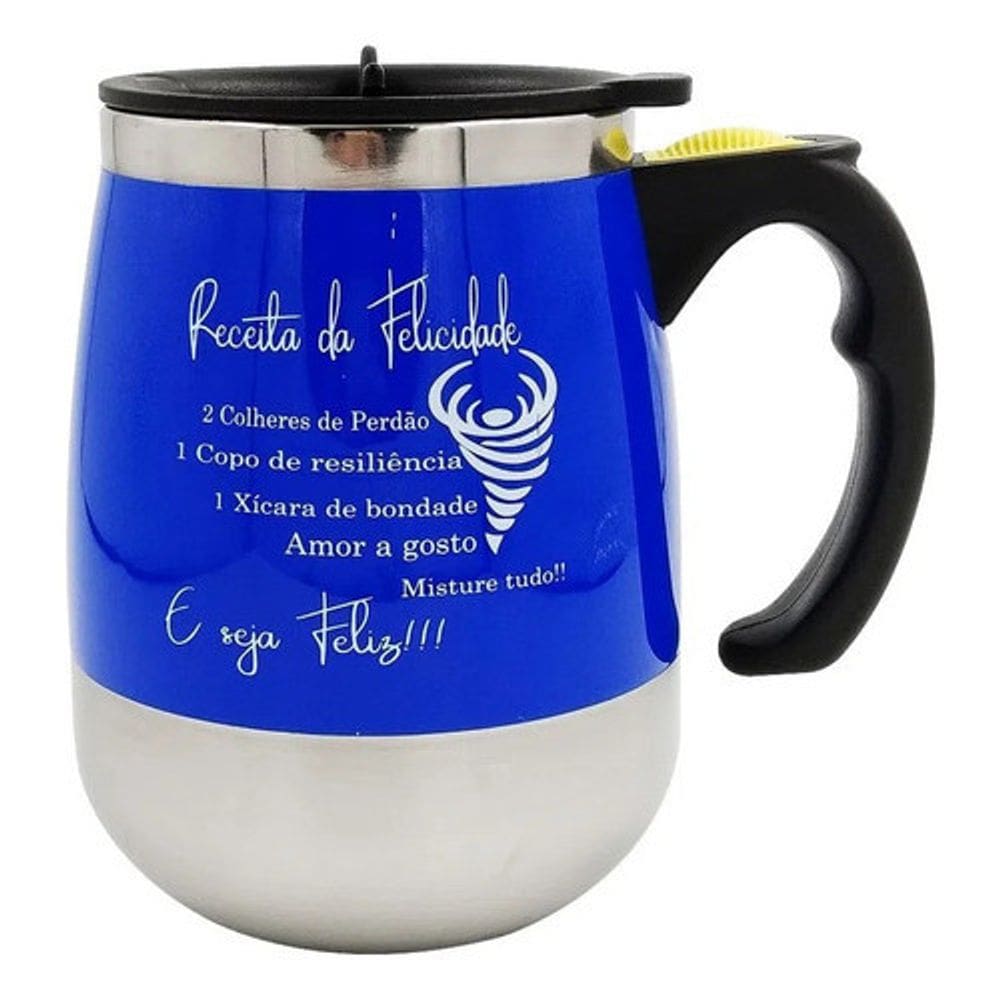 Caneca Elétrica 350ml Misturadora Inox