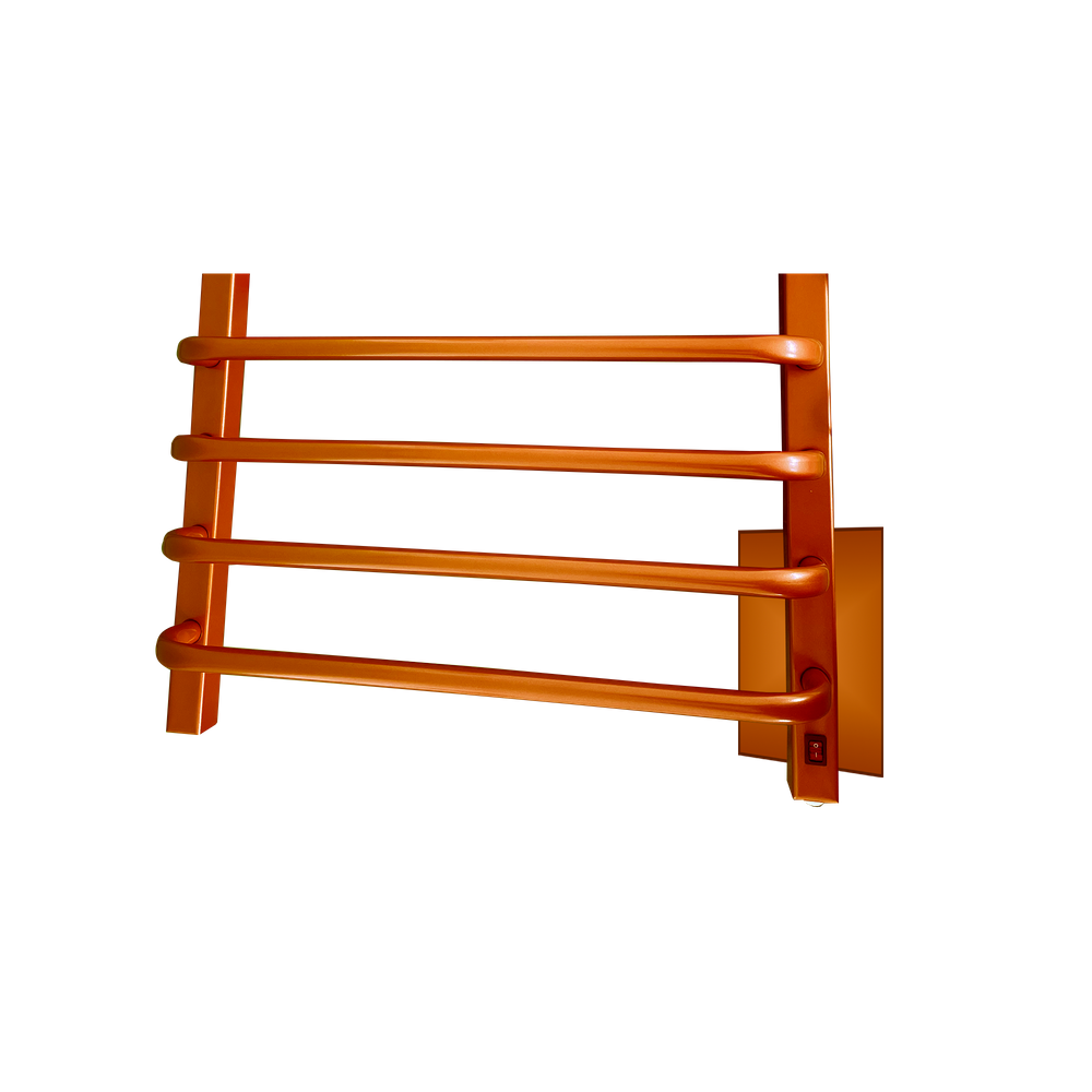 Toalheiro Termico Perqueno Bronze 110V Fio Oculto Direito