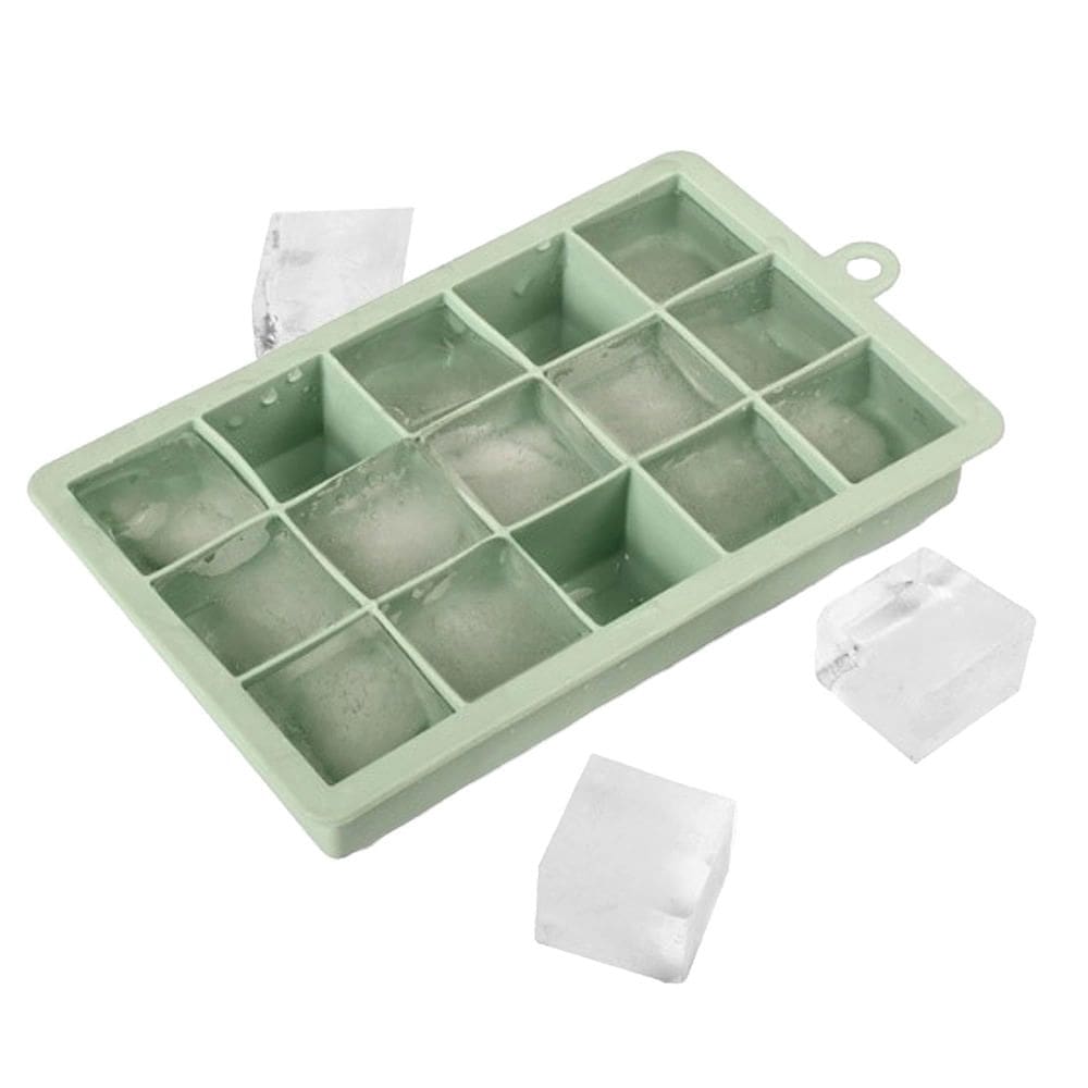 Forma de Gelo Cubo Pequeno Cazza em Silicone Flexível