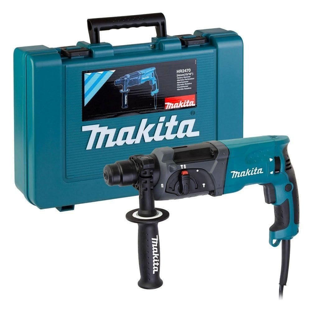 Martelete Combinado Rompedor 24mm 15-16` Hr2470 Makita 220V