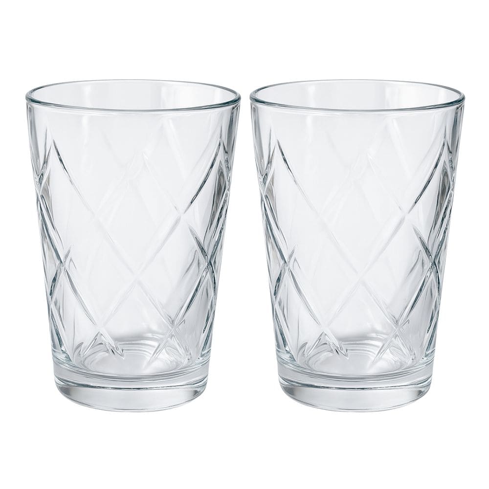 Jogo de 2 copos vidro arizona redondo luxo 200ml transparente