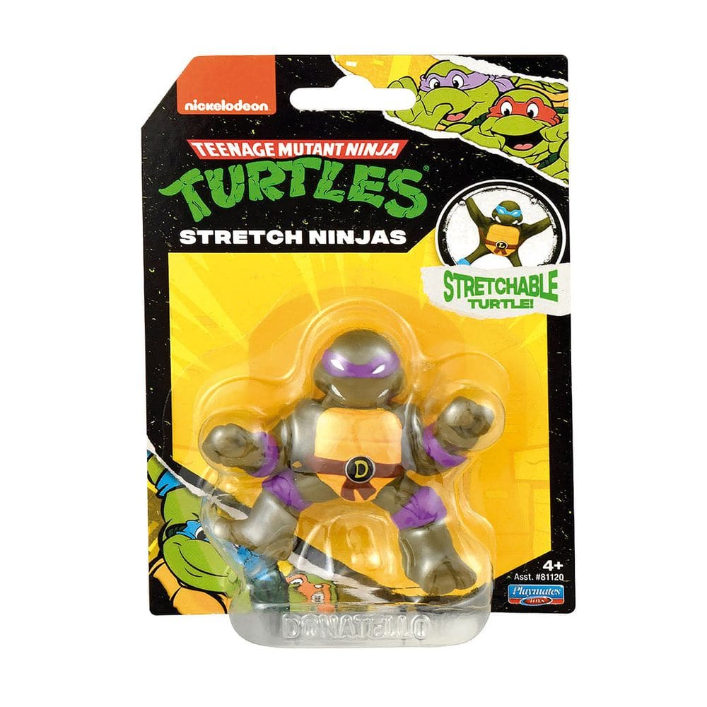 As Tartarugas Ninja - Mini Boneco Elástico Donatello De 6Cm