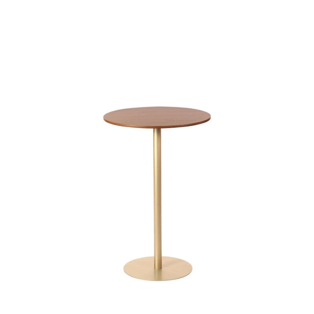 Mesa Bistrô Redonda 67 cm - Dourada c/ Canella