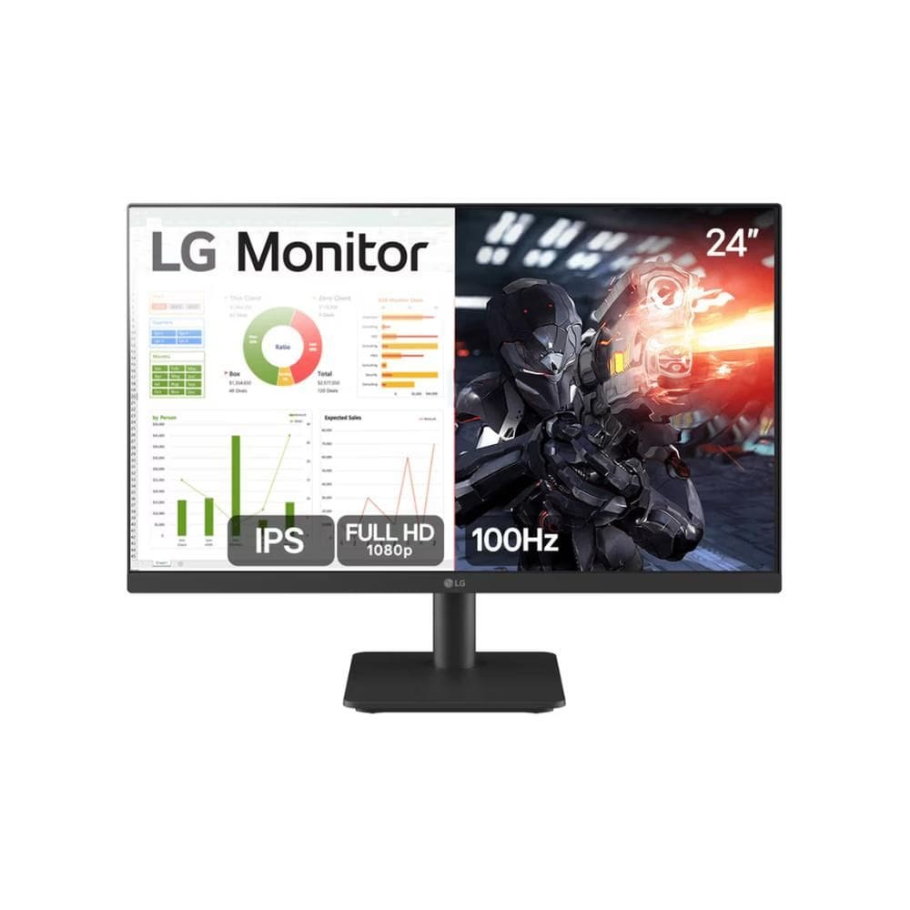 Monitor Gamer 24” Lg 24MS500-B  Full Hd 100Hz IPS