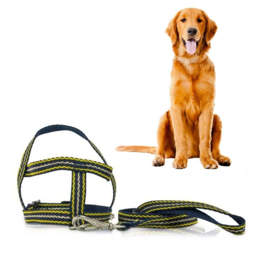 Guia Peitoral Coleira Pet Cachorro Cão Médio Porte 90cm Nº2