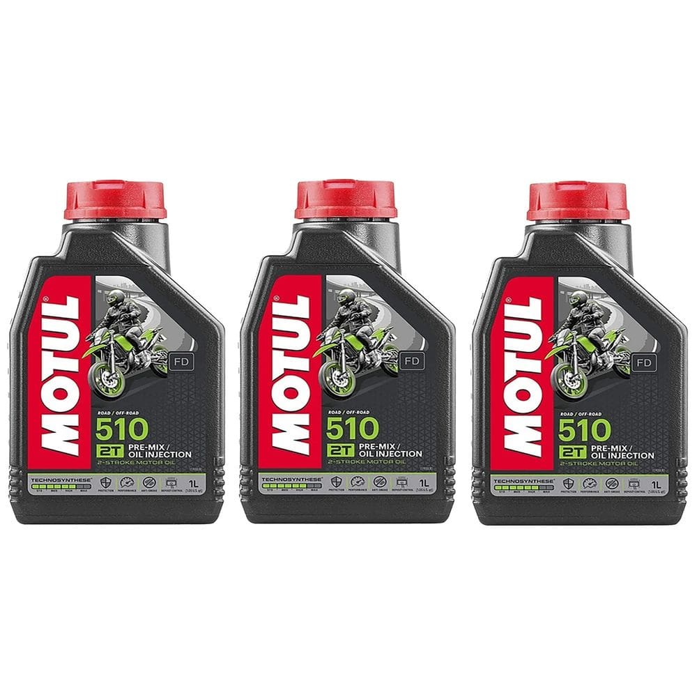 Kit Óleo Motor 2 Tempos Motul 510 3 Litros Semissintetico