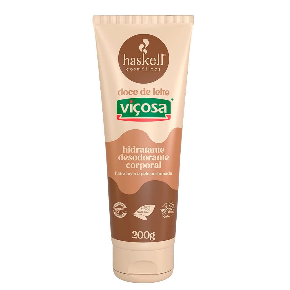 Hidratante Desodorante Corporal Haskell Doce Leite Viçosa 200g