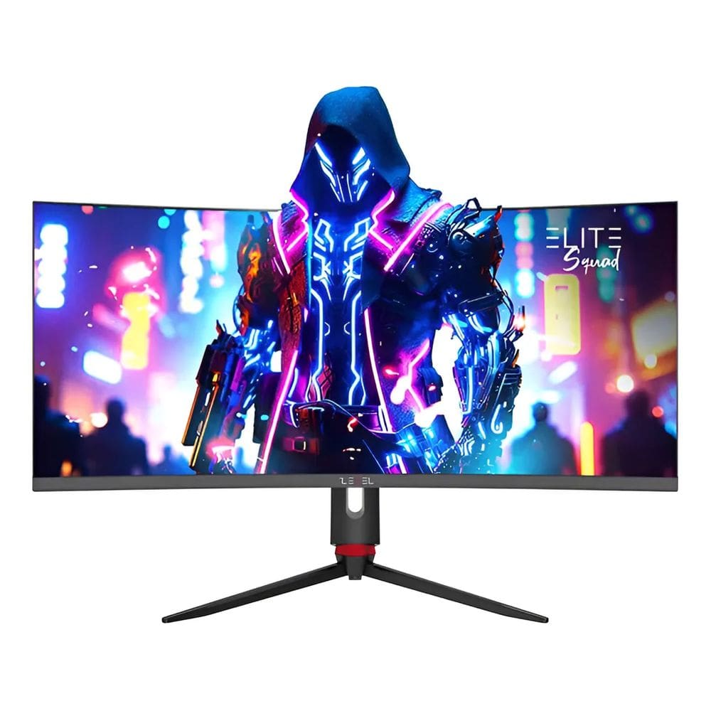 Monitor Gamer Hi Level Elite Curvo 34 Eled, 180hz, Hdr Preto