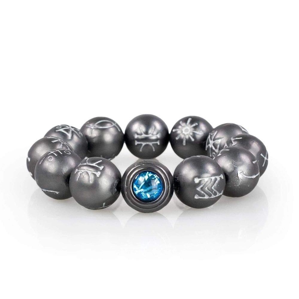 Pulseira Marvel Black Panther Kimoyo Bead Replica Prop