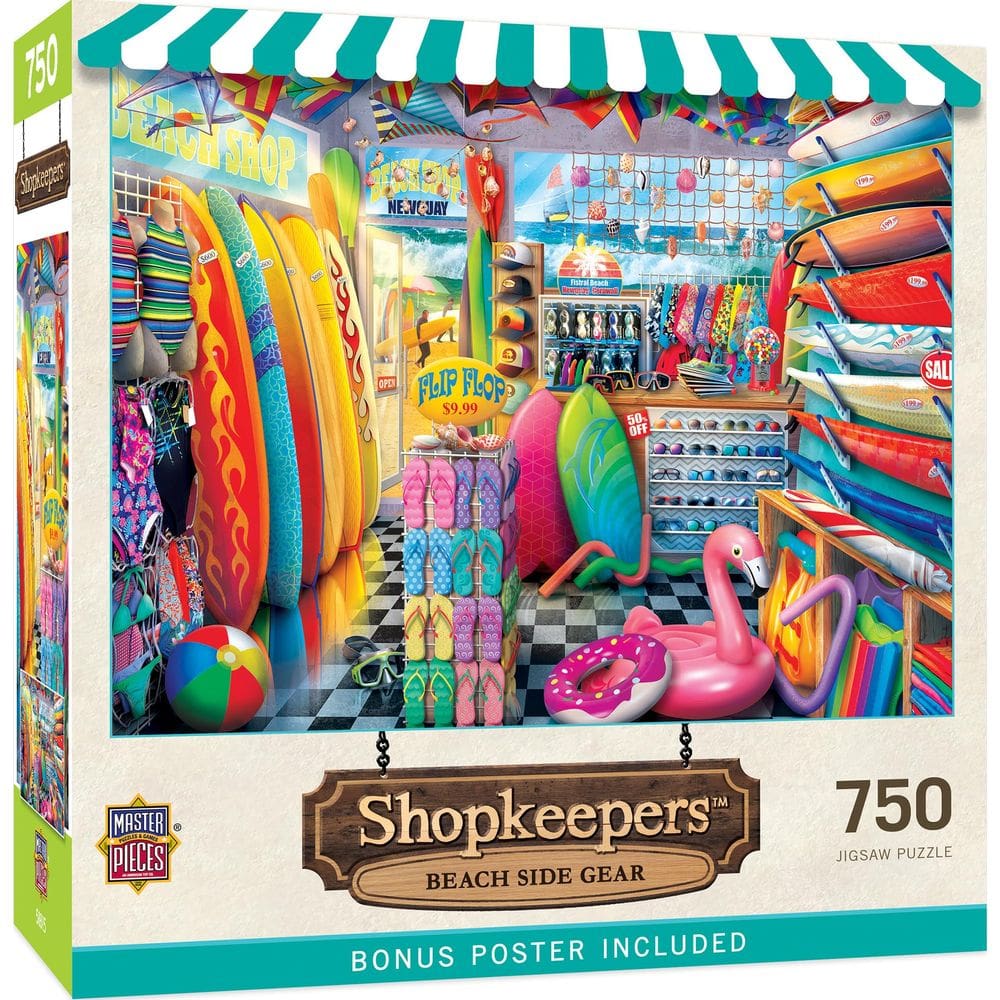 Quebra-cabeça Masterpieces Beach Side Gear 750 peças