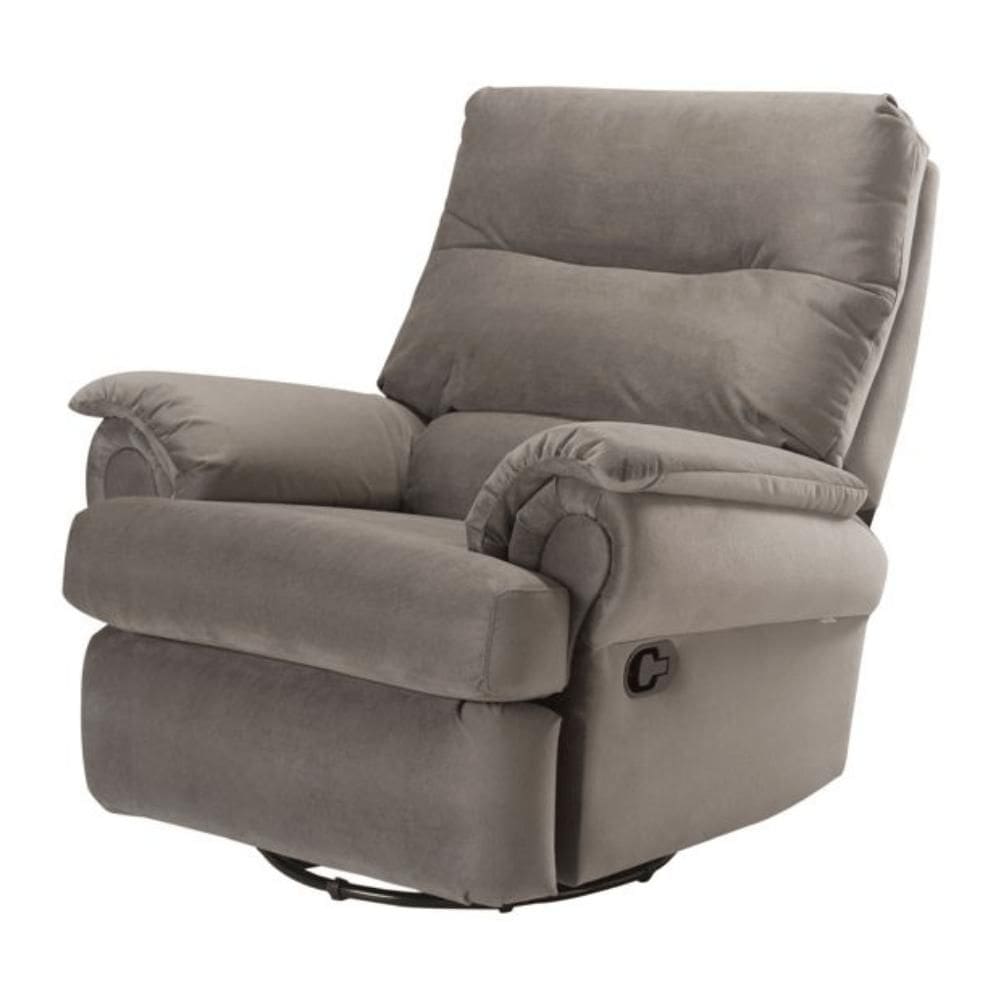 Poltrona Reclinável MH-1217 Herval Estofada sem Massageador Veludo Cappuccino B