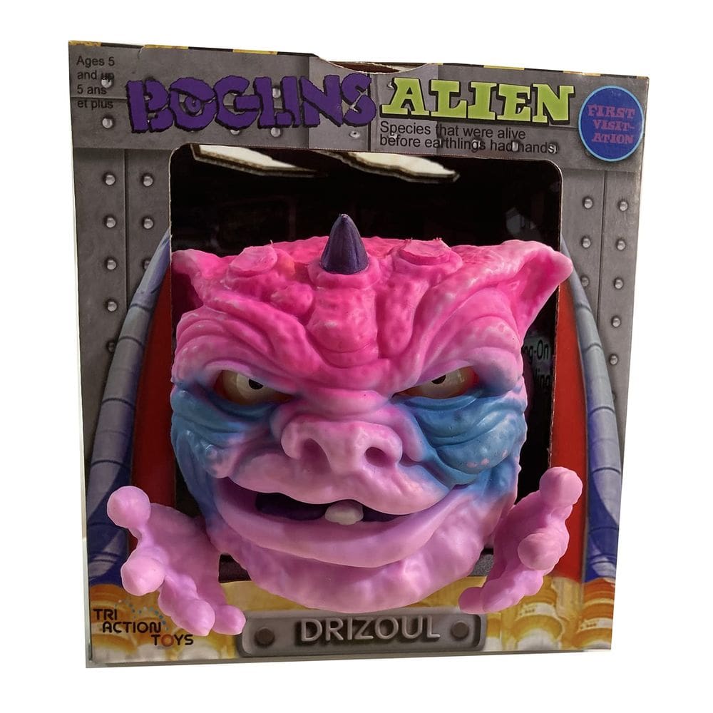 Boneco colecionável BOGLINS Alien Drizoul 20 cm com pele elástica
