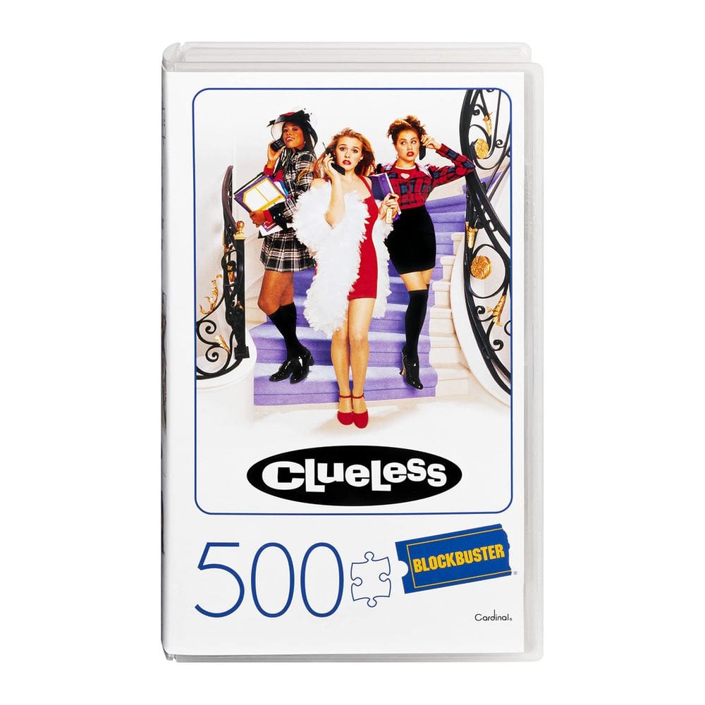 Puzzle Spin Master 500 peças em estojo VHS retrô Blockbuster