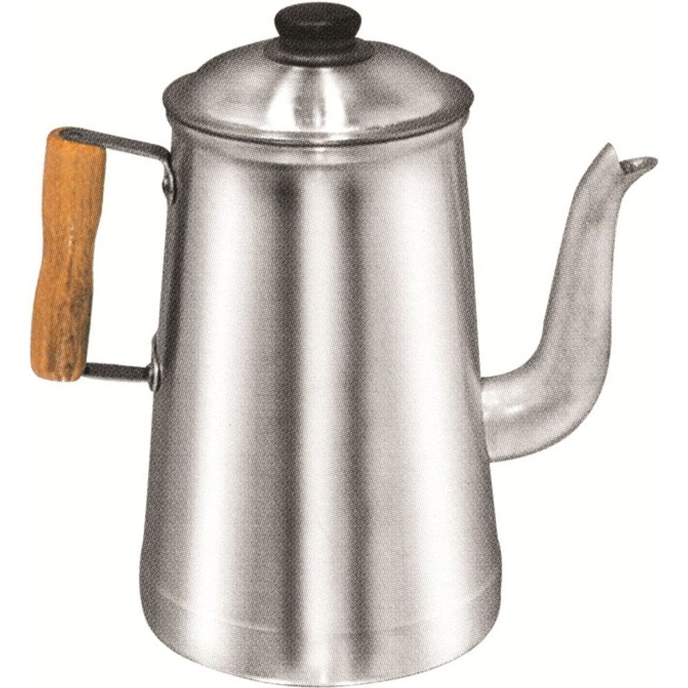 Bule Hotel Alumínio Premium Com Cabo De Madeira 4,5 Litros