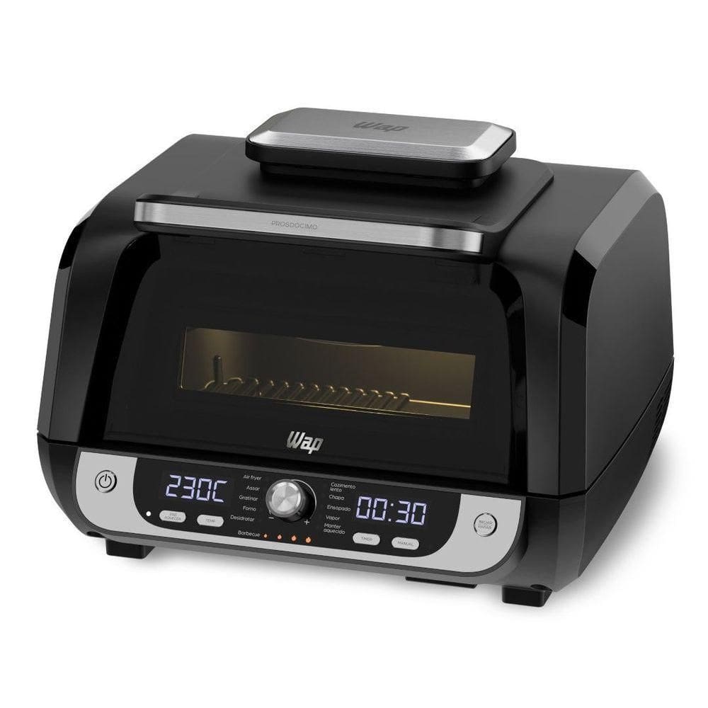 Fritadeira WAP Air Fryer Barbecue 12 Funções 1800W 220V