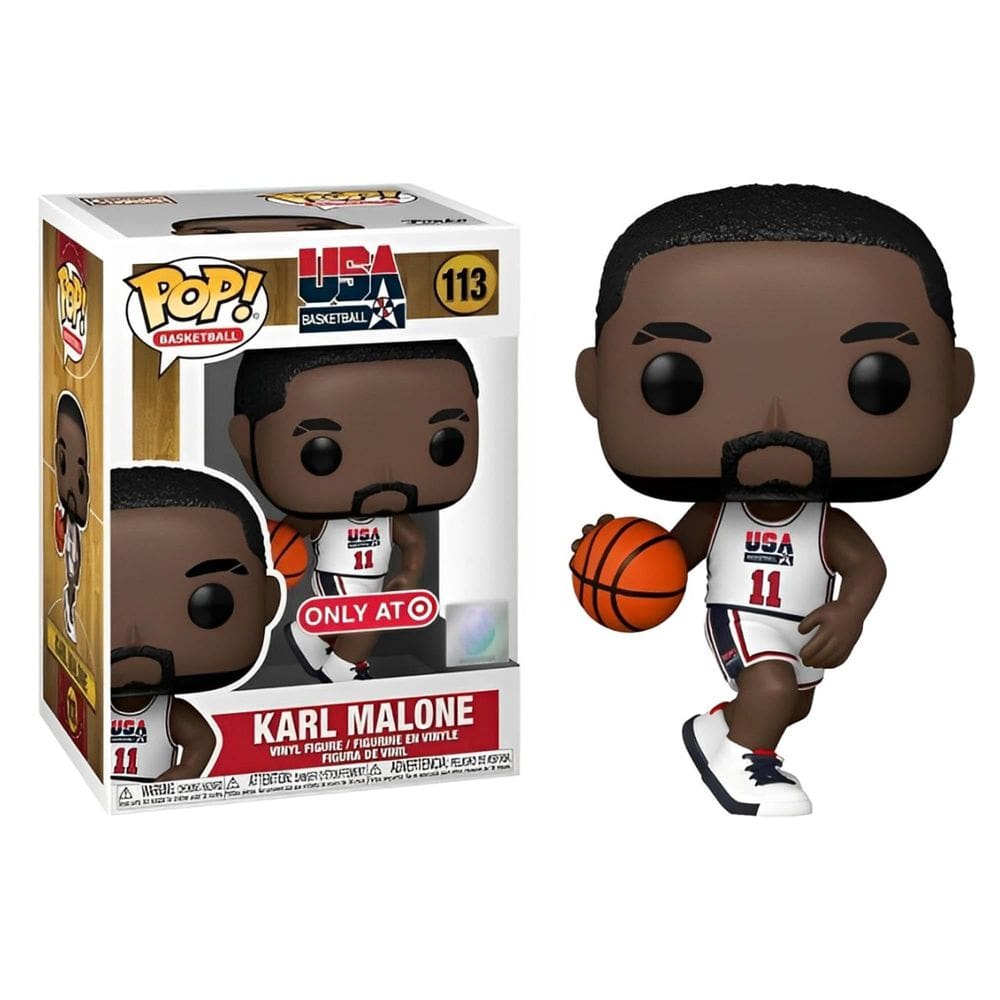 Boneco de vinil Funko NBA POP Karl Malone 92 Team USA