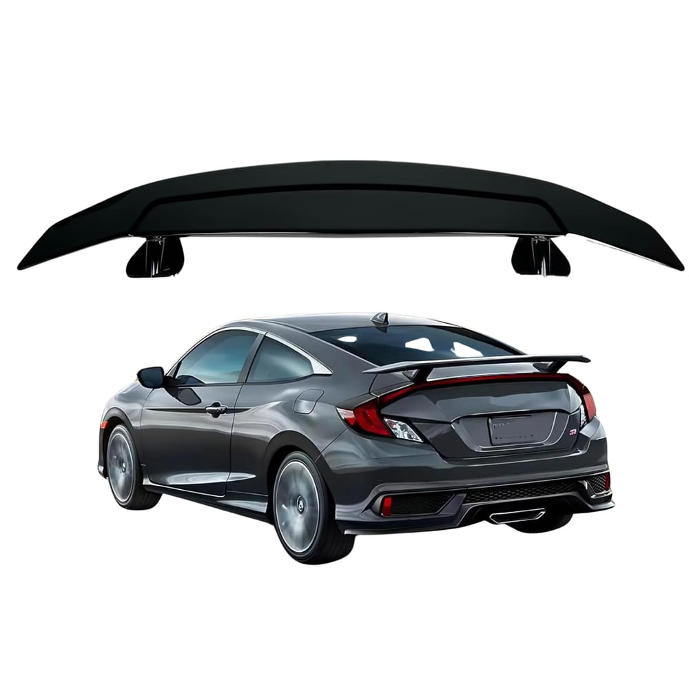 Aerofólio Traseiro Universal Civic Corola Hb20 Black Piano M