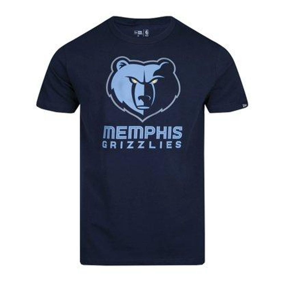 Camiseta Masculina New Era Nba Logo Memgri Nbi21tsh069